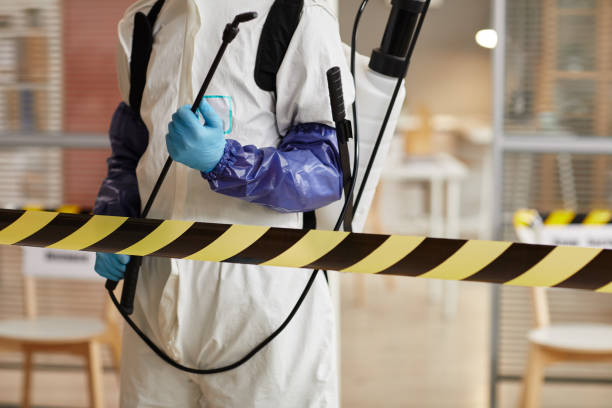 Professional Infectious Disease Decontamination technician working in Melrose, MA